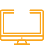 computer with lightning bolt